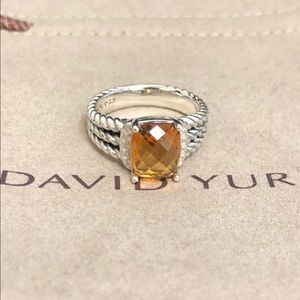 DAVID YURMAN Petite Wheaton Ring Citrine Size 7.5